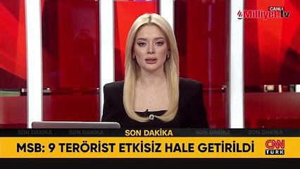 Irak ve Suriye'nin kuzeyinde 9 terörist etkisiz hale getirildi