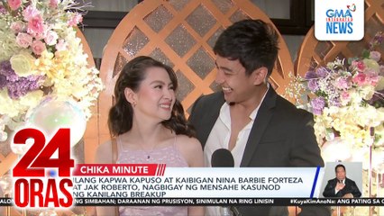 Ilang kapwa Kapuso at kaibigan nina Barbie Forteza at Jak Roberto, nagbigay ng mensahe kasunod ng kanilang breakup | 24 Oras