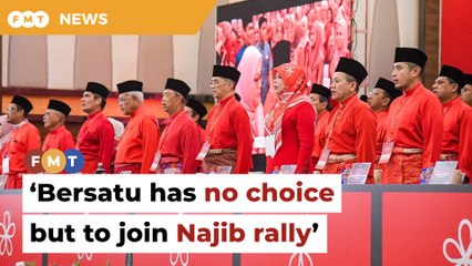 ‘Weak’ Bersatu has no choice but to join Najib rally, says analyst