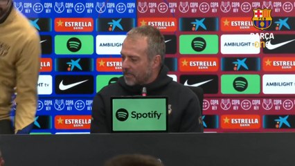 Flick, rueda de prensa previa al Barbastro vs. Barcelona de Copa | Caso Dani Olmo