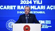 Cumhurbaşkanı Erdoğan: 2024'te ihracat 262 milyar dolar oldu
