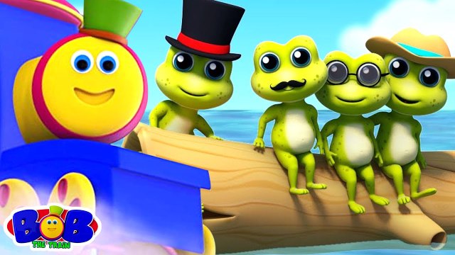 Bob El Tren Cinco Ranitas Moteadas Rimas Divertidas Sobre Saltos Y Más Videos De Dibujos Animados