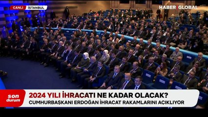 Cumhurbaşkanı Erdoğan: Türkiye 2024'te ihracat rekoru kırdı
