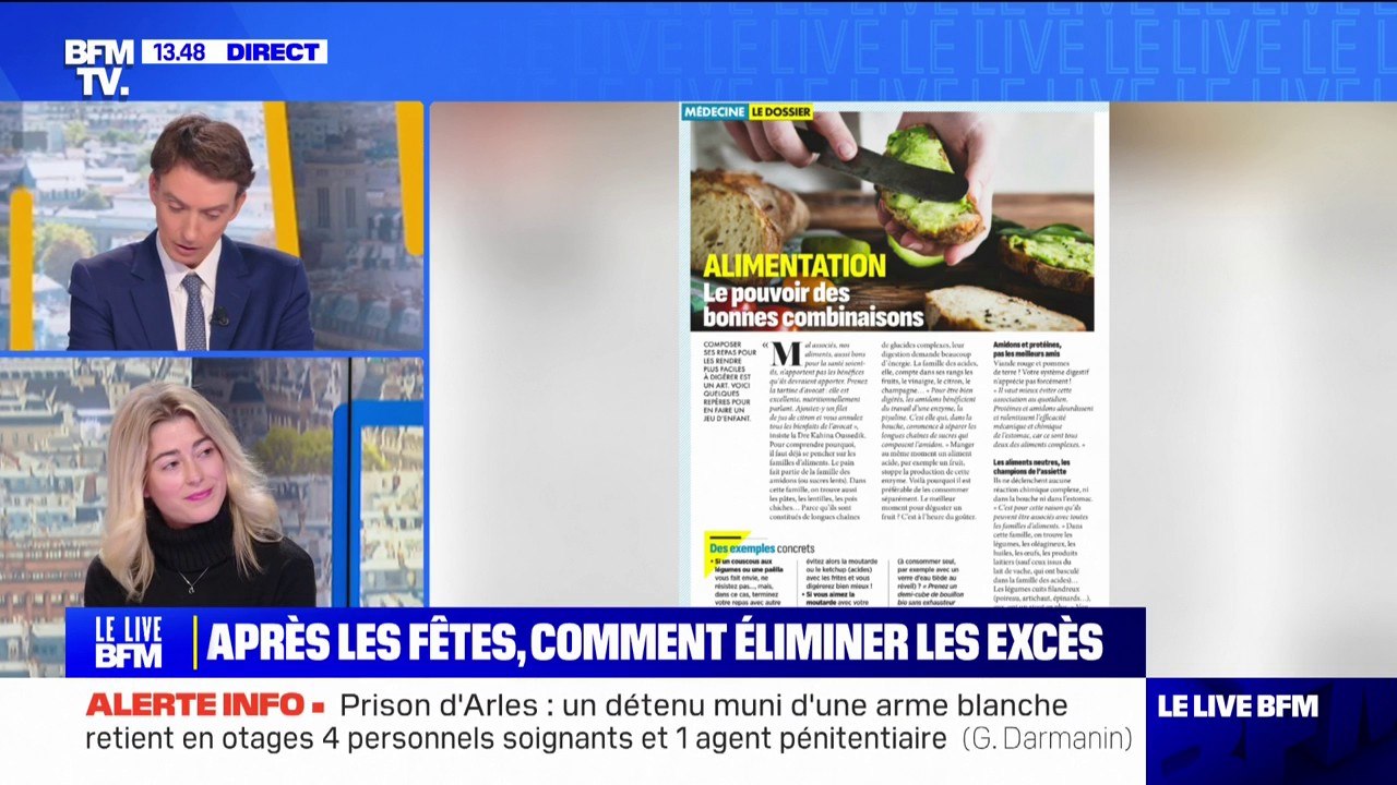 Alcool, produits gras et sucrés... Comment éliminer les excès des fêtes de fin d'année?