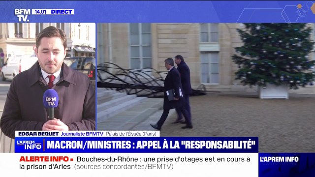 Emmanuel Macron a appelé le gouvernement de François Bayrou à s'élever au-dessus des différends lors du premier Conseil des ministres