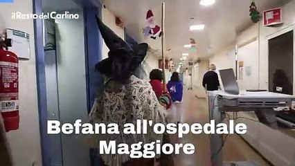 Befana all'ospedale Maggiore: il video