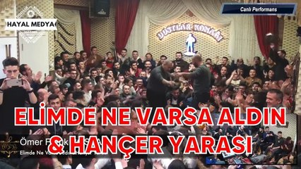 Ömer Faruk Bostan - Elimde Ne Varsa Aldın & Hançer Yarası (Dostlar Konağı) [Canlı Performans]