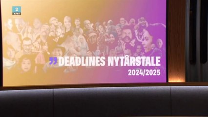 DEADLINES NYTÅRSTALE 2024-2025 og med Hella Joof (Direkte) | DR2
