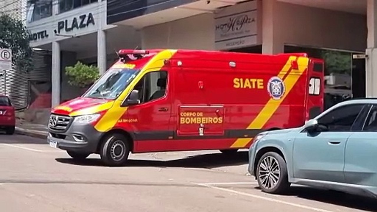 Gestante com ferimentos nos pulsos é socorrida pelo Siate em Hotel no Centro