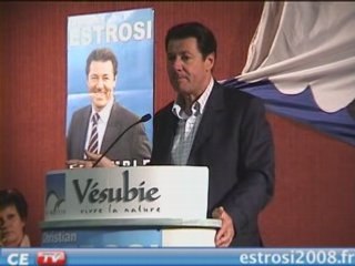 Législatives Saint Martin Vésubie Christian Estrosi 2008