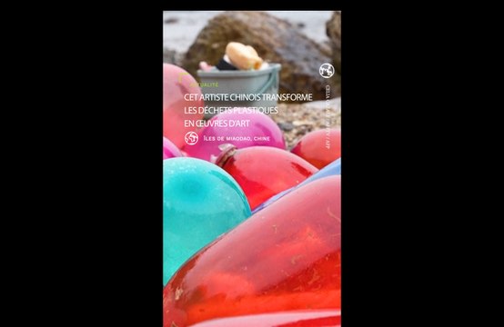 Cet artiste chinois transforme les déchets plastiques en œuvres d’art