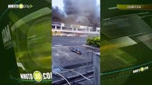 Emergencia en Cali incendio en centro comercial La Montaña dejó cinco locales afectados