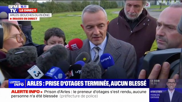 Arles: Nous n'avons pas un profil psychiatrique , affirme Laurent Gumbau (procureur de la République de Tarascon) au sujet du détenu