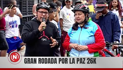 Autoridades inician despliegue de la Gran Rodada Ciclista por la Paz 26k