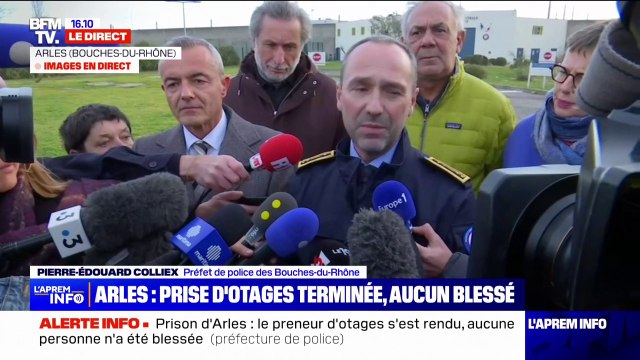 Prison d'Arles: le preneur d'otages avait confectionné avec des pics en métal une sorte d'arme blanche , indique le préfet