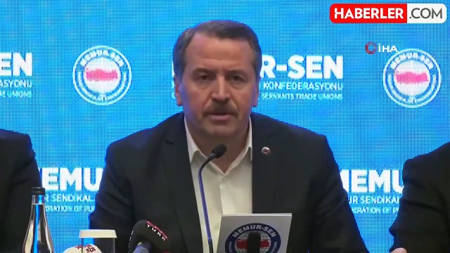 Memur-Sen Genel Başkanı Yalçın: Bir an önce memur ve memur emeklisine refah payı verilmeli