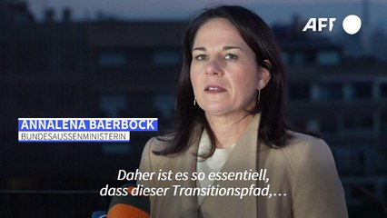 Baerbock mahnt in Syrien "inklusiven Transitionspfad" an