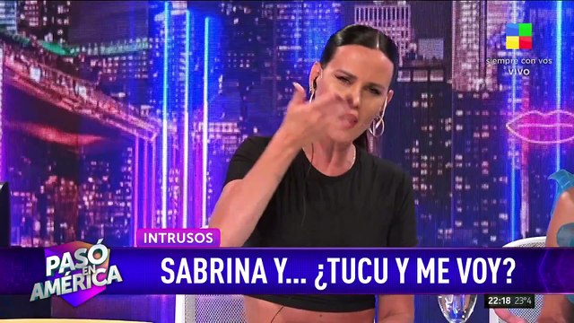Sabrina Rojas se confesó en Pasó en América y reveló si volvió con el Tucu López