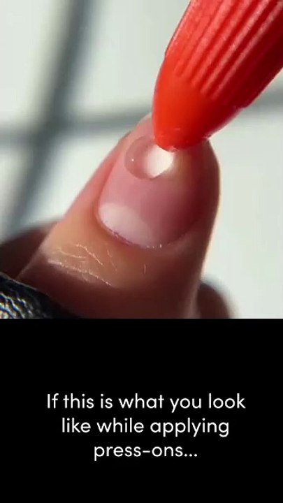 Press-Ons Nail tutorial How to applying press-ons nail perfectly #nails💅 #nailart #nail #nailartis