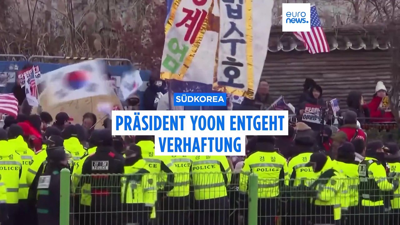 Präsident Yoon widersetzt sich Verhaftung