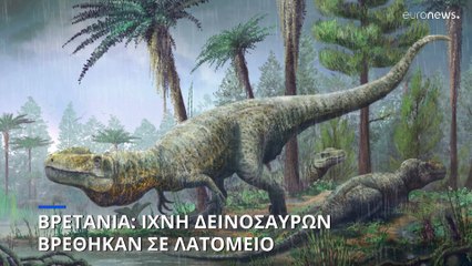 Αποτυπώματα δεινοσαύρων ηλικίας 166 εκατομμυρίων ετών αποκαλύφθηκαν σε βρετανικό λατομείο