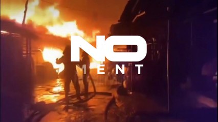 Flammen wüten auf ghanaischem Markt und beschädigen Geschäfte