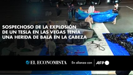 Sospechoso de la explosión de un Tesla en Las Vegas tenía una herida de bala en la cabeza