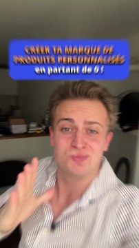Créer ta marque de produits personnalisés en partant de 0 😱🚀