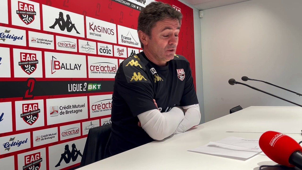 EAG - USL Dunkerque : le point presse de Sylvain Ripoll