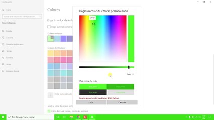 Como cambiar el Color de la Barra de Tareas en Windows 10 2024