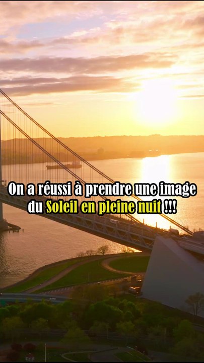On peut voir le soleil en pleine nuit !