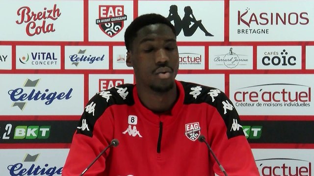 EAG - USL Dunkerque : le point presse de Kalidou Sidibé