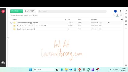 (courseslibrary.com)Michael Sartain - Off Market Dating System