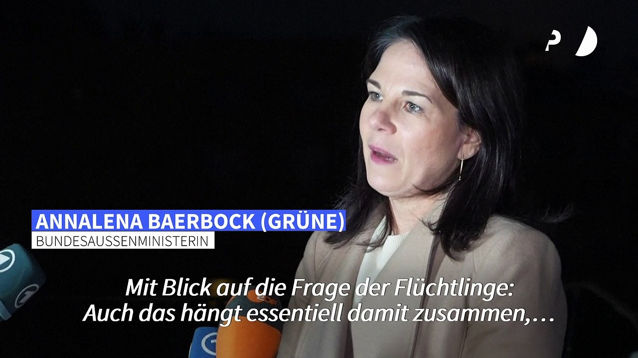 Baerbock in Syrien: Rückkehr von Flüchtlingen ist Frage der Sicherheit