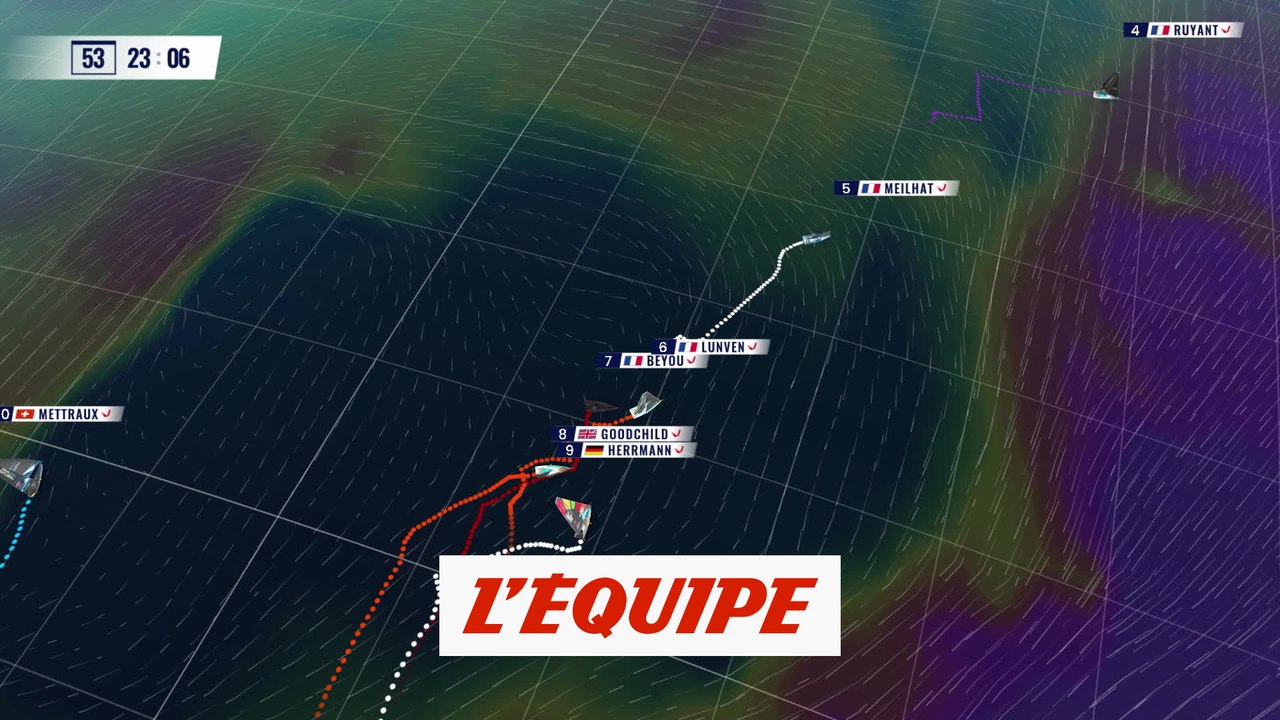 La cartographie du vendredi 3 janvier - Voile - Vendée Globe