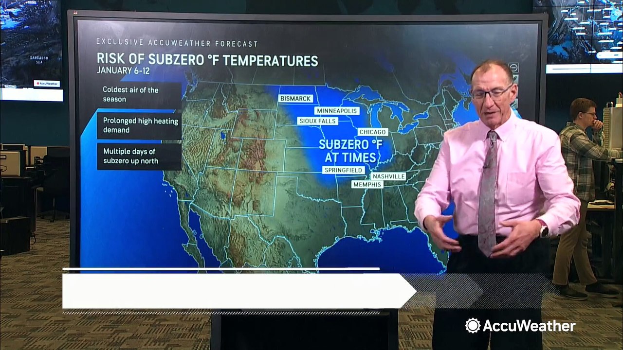 Look ahead: Bitter cold for Northern US; Snow and ice in Southeast