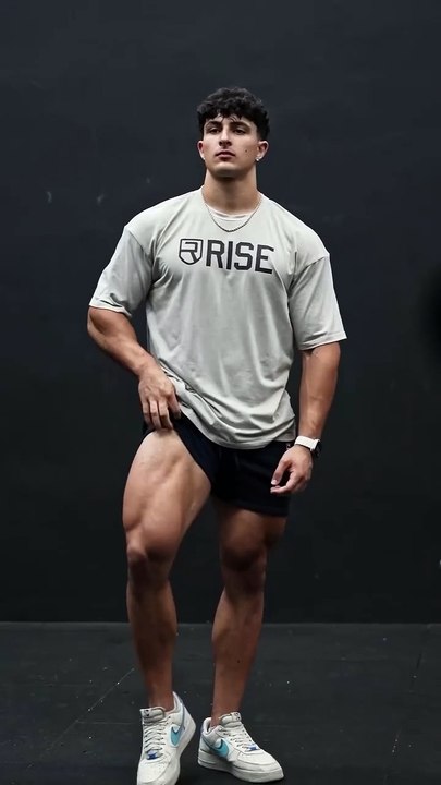 big bodybuilder man