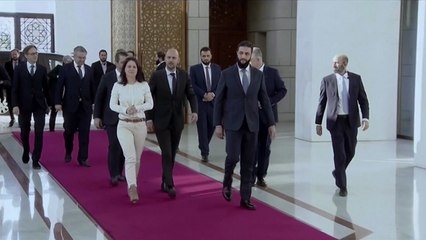 시리아 방문한 독일·프랑스 외무장관, 과도정부 수장 만나 / YTN