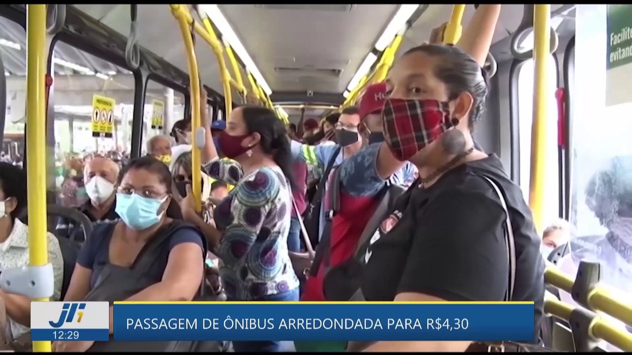 Passagens de ônibus arredondada para R$ 4,30