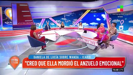 Daniela De Lucía sobre el tema Wanda Nara-Mauro Icardi: "Creo que ella mordió el anzuelo emocional"