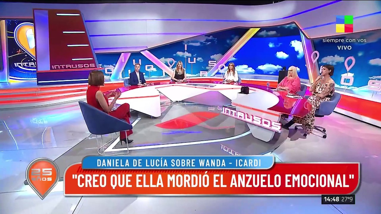 Daniela De Lucía sobre el tema Wanda Nara-Mauro Icardi: "Creo que ella mordió el anzuelo emocional"