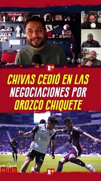 CHIVAS CEDIÓ EN LAS NEGOCIACIONES POR OROZCO CHIQUETE Todo parece ir por buen término y en el transcurso del día, Cruz Azul y Chivas llegarán a un acuerdo por el defensa mexicano.