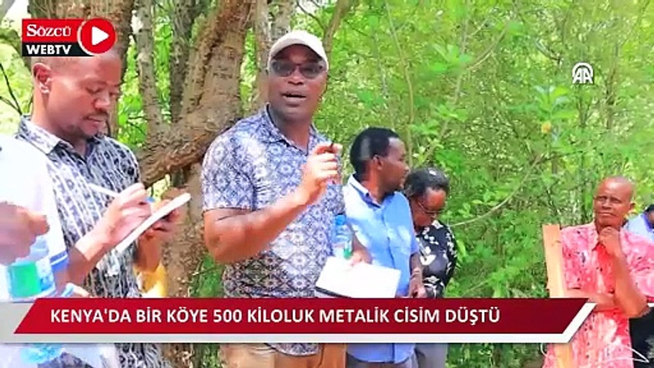 Kenya'da köye düşen yaklaşık 500 kiloluk metalik cisimle ilgili incelemeler sürüyor