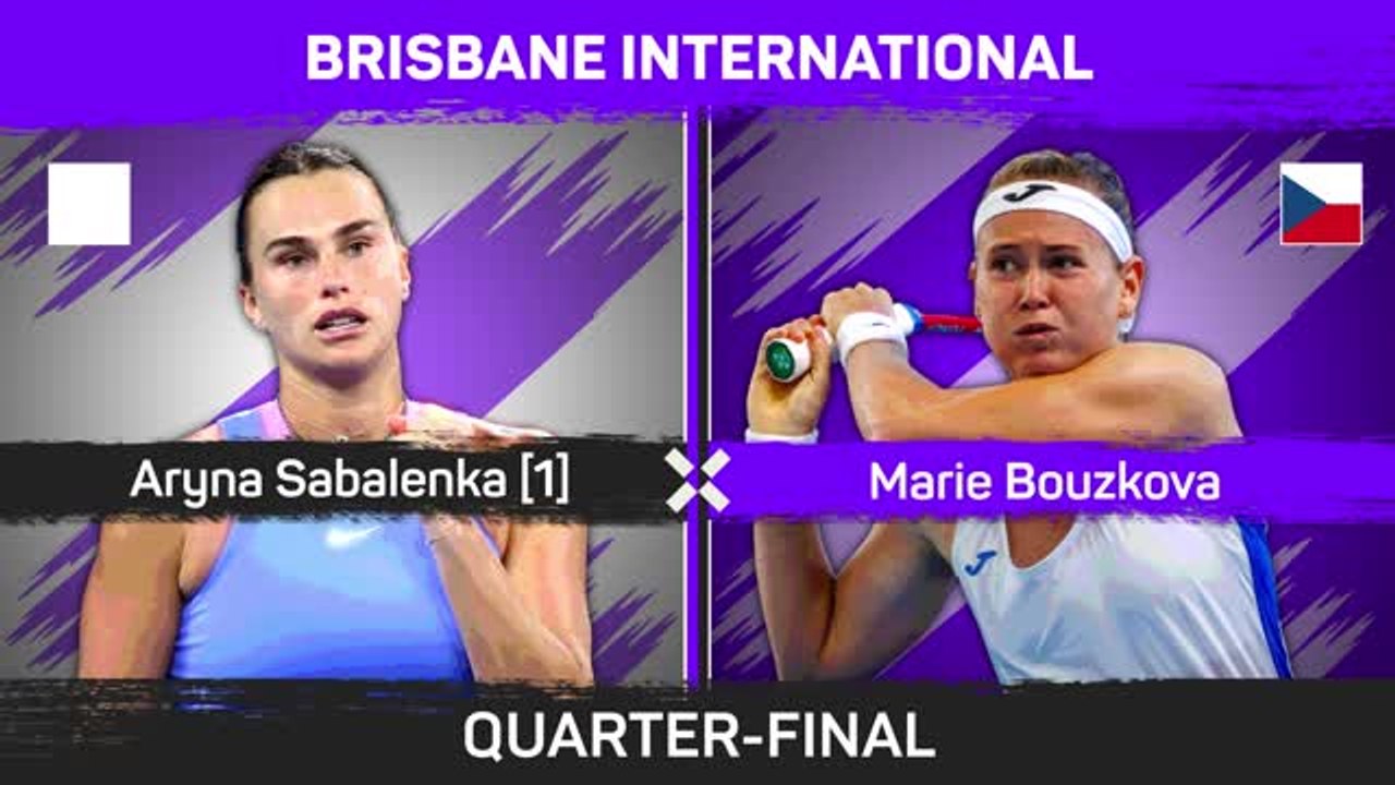 Sabalenka shines to book semi-final spot in Brisbane