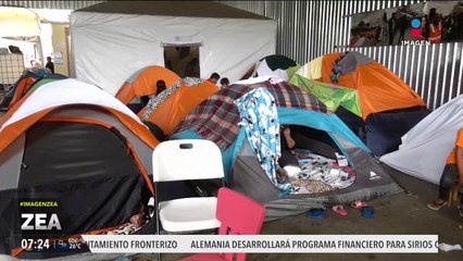 Migrantes en Tijuana, Baja California, inician el año enfermos por los cambios de temperatura