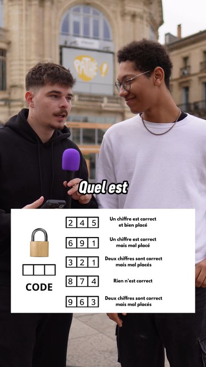 Qui aura le code ? 🔒