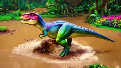 Dance Like a Dinosaurs | Kids Nursery Rhymes & Songs | Hoga Kids TV