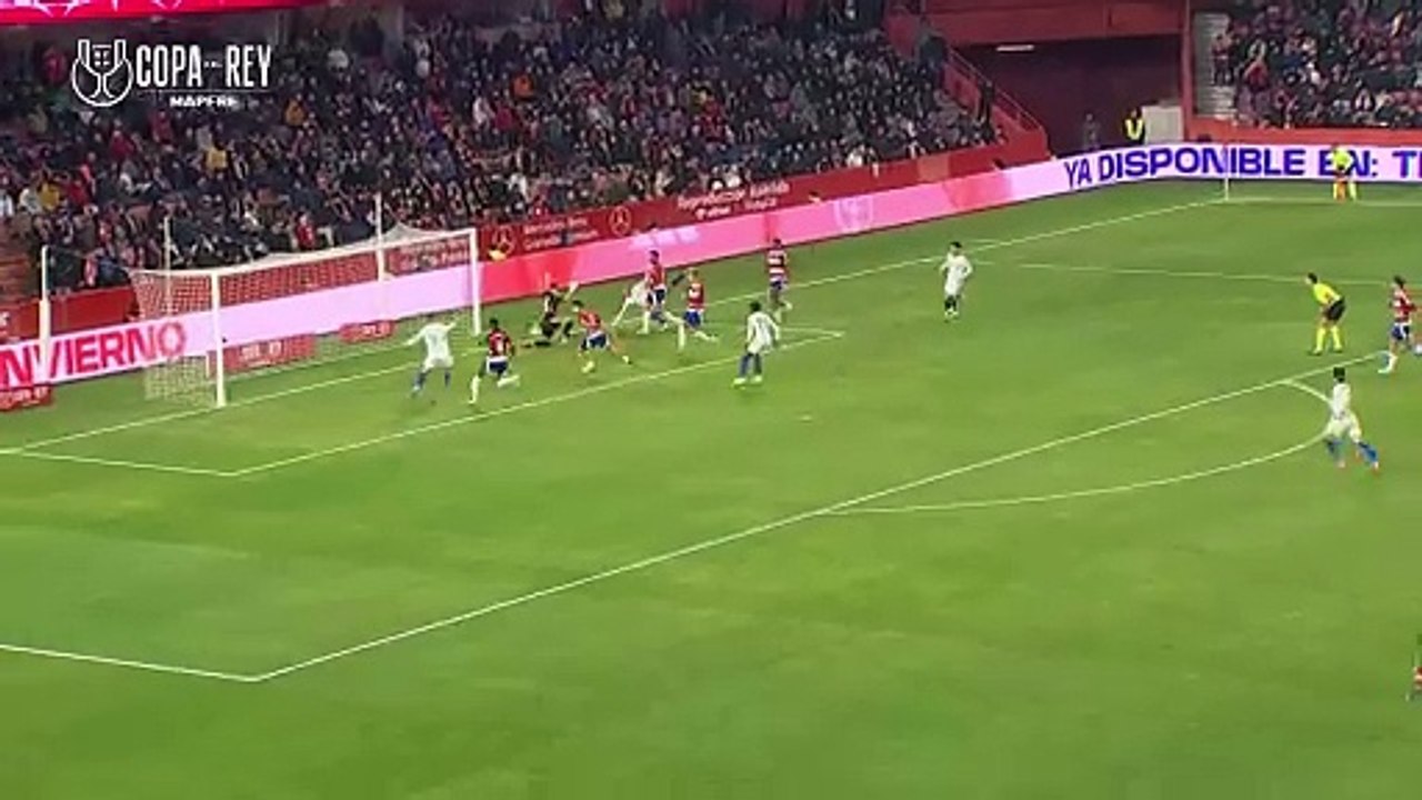 Gol de Borja Mayoral (0-1) en el Granada 0-1 Getafe