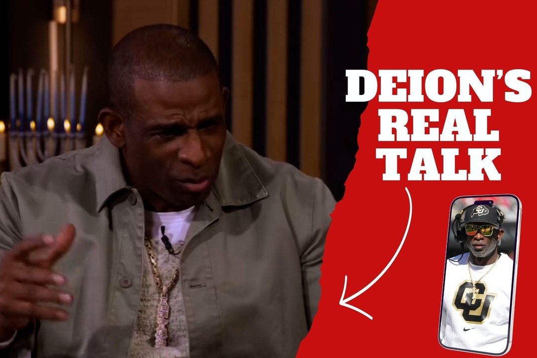 Deion Sanders reveals to a gospel singer that he had suicidal thoughts but his music saved him
