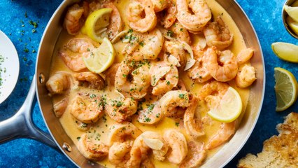 Make This Creamy Lemon Garlic Shrimp In Under 30 Minutes